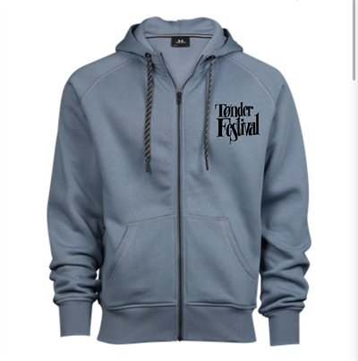 Tønder Festival Zip Hoodie - Blå