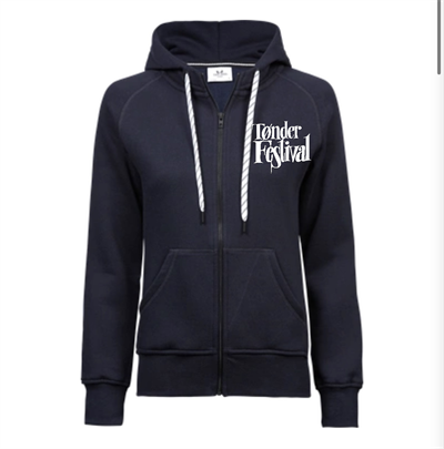 Tønder Festival Zip Hoodie - Dame - Navy