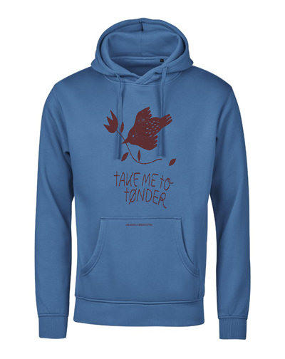 Line Jensen Hoodie Ocean Blue