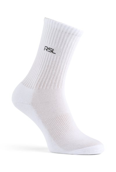 RSL Sokker - Lang - Hvid