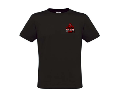 T-shirt sort m/ logo bryst