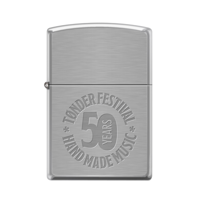 Tønder Festival Zippo Ligther 50 års jubilæumslogo